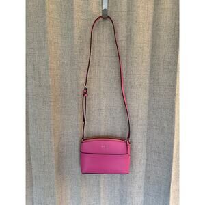 Vintage Kate Spade Pink Leather Mini Shoulder Bag
